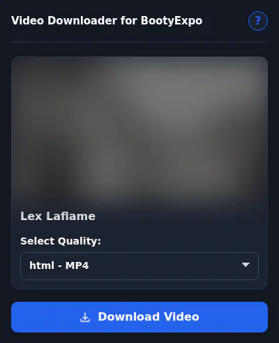 Bootyexpo Video Downloader screenshot 6